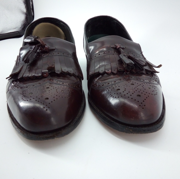 Florsheim Imperial Genuine Leather Tassel Brown Oxford Loafer Shoes 11.5 - Picture 4 of 14